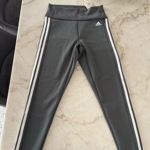 NWT Adidas leggings- Medium- Dark Grey- Smoke Free/Pet Free home